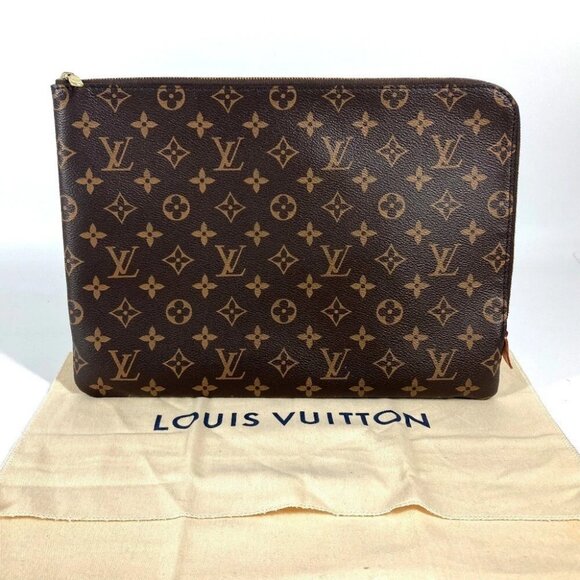 LOUIS VUITTON M43442 Monogram Etui-Voyage GM Pouch L-shaped zipper Clutch bag - Picture 1 of 14